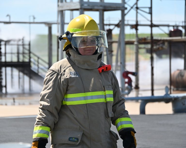 Emily Teex Bunker Gear